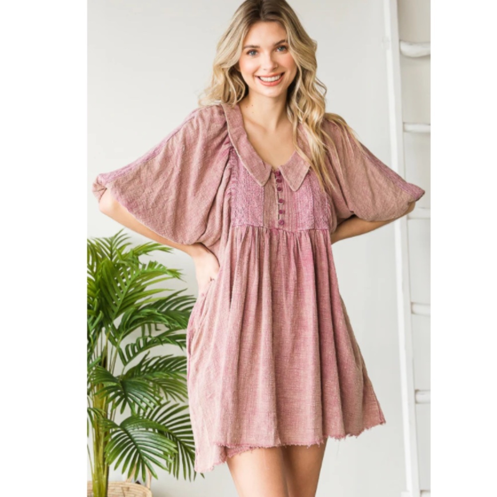 Oli & Hali Pink Tunic Top